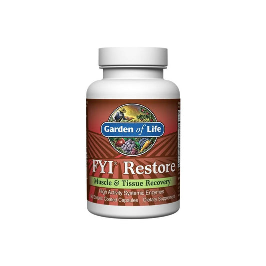 Garden of Life FYI Restore Muscle and Tissue Recovery Capsules x60