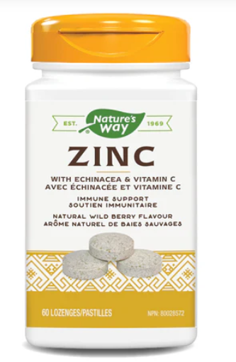 Natures Way Zinc Lozenges 60caps