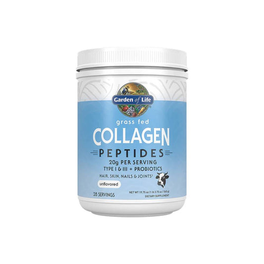Garden of Life Grass Fed Collagen Peptides Unflavored Powder 560g