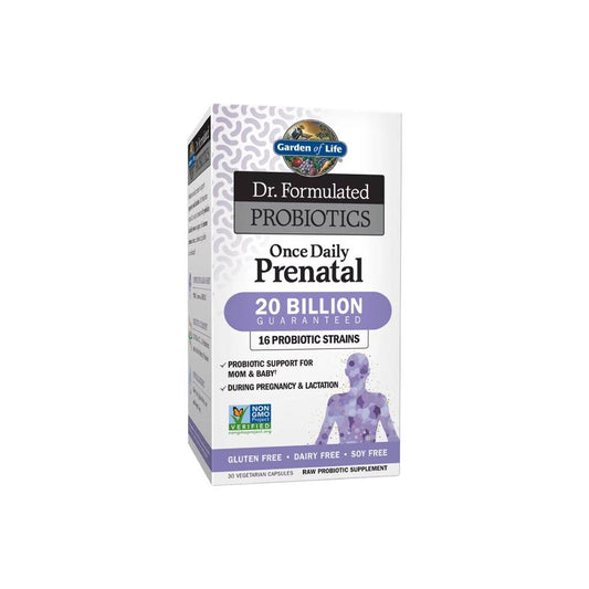 Garden of Life Dr. Formulated Probiotics Once Daily Prenatal Shelf-Stable Capsules x30