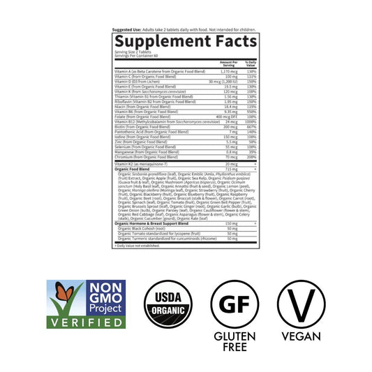 Garden of Life Mykind Organics Women's 40+ Multi Tablets x120