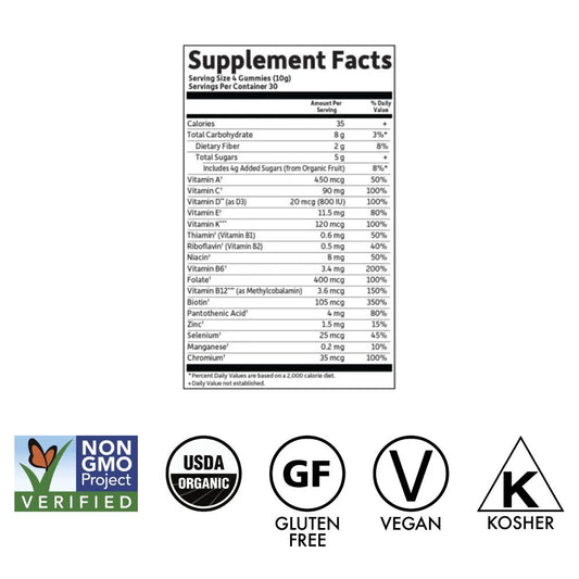 Garden of Life Mykind Organics Women's Multi Berry Gummies x120