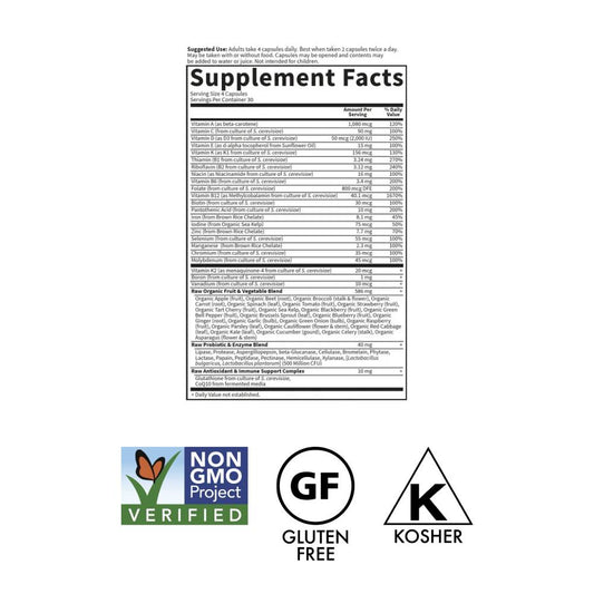 Garden of Life Mykind Organics Vitamin Code Women Multivitamin Capsules x120