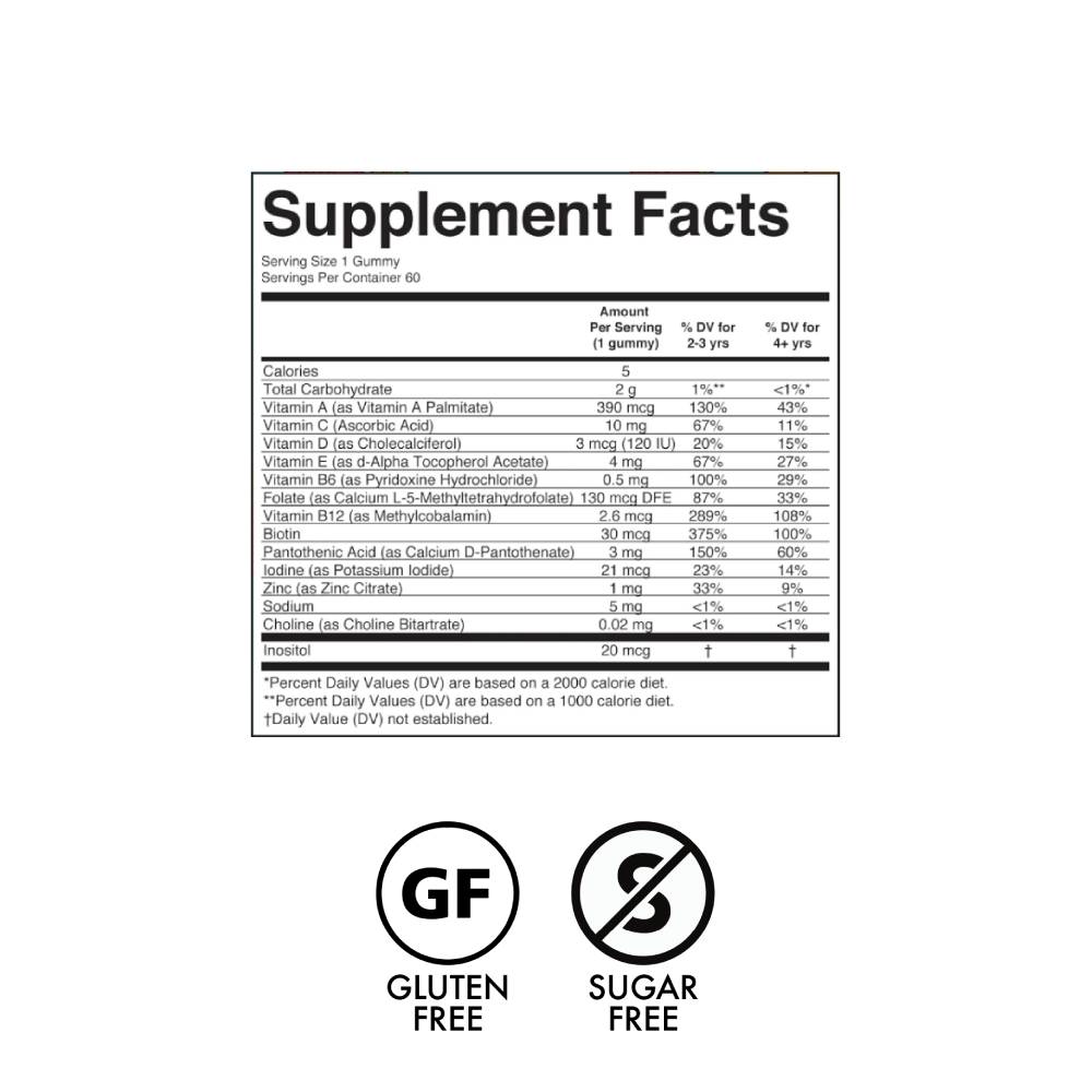 MaryRuth's Organics Kids Multivitamin Gummies x60