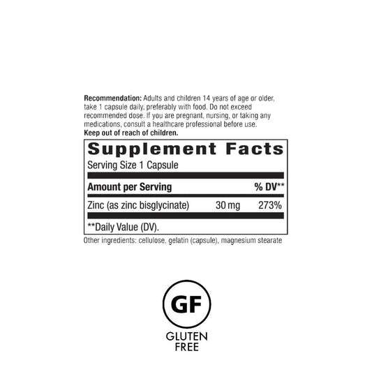 Nature´s Way Zinc Chelate Supplement Capsules x100