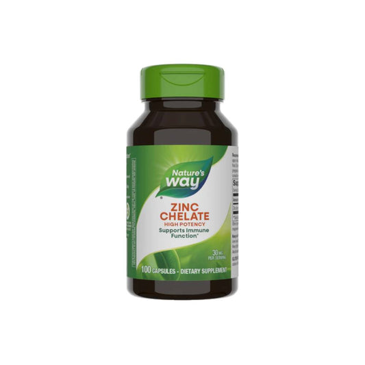 Nature´s Way Zinc Chelate Supplement Capsules x100
