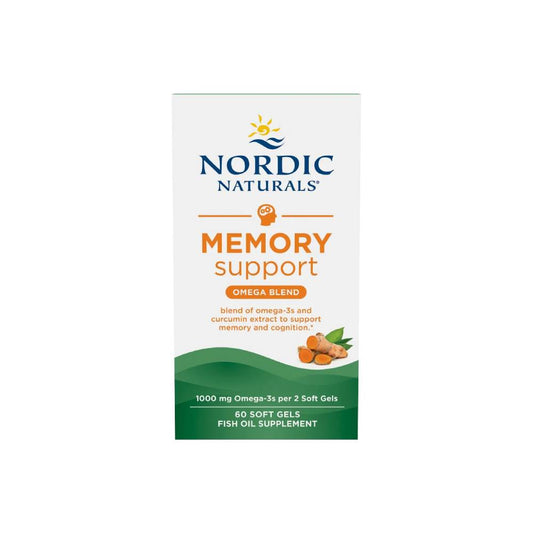 Nordic Naturals Ultimate Memory Support Omega Blend Fish Oil Supplement Softgels x60