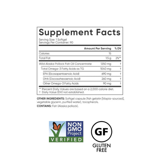 Sports Research Sports Research Triple Strength Omega-3 Fish Oil Softgels x150