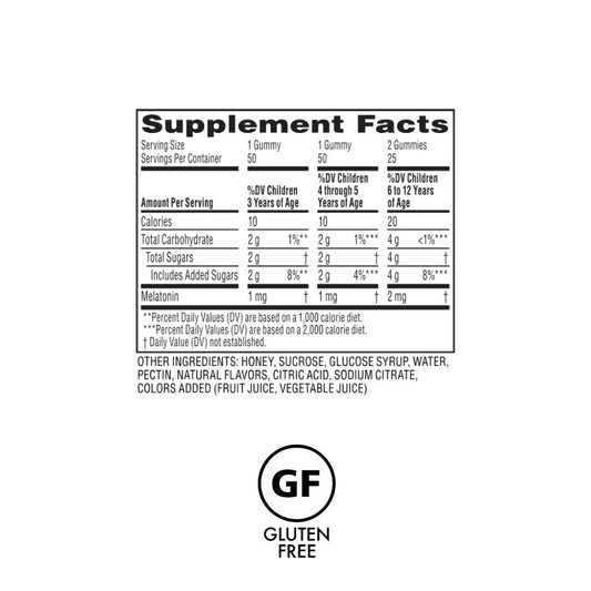 Zarbee's Children's Sleep with Melatonin Supplement Gummies x50