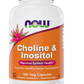 Now Foods Choline & Inositol 500 Mg 180caps