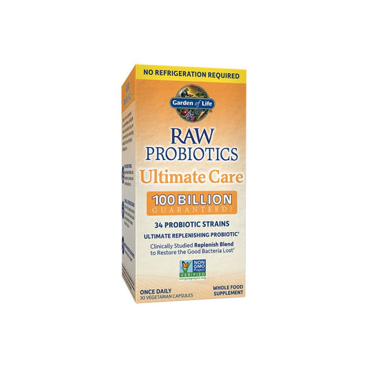 Garden of Life Raw Probiotics Ultimate Care (Sin refrigerar) 30caps