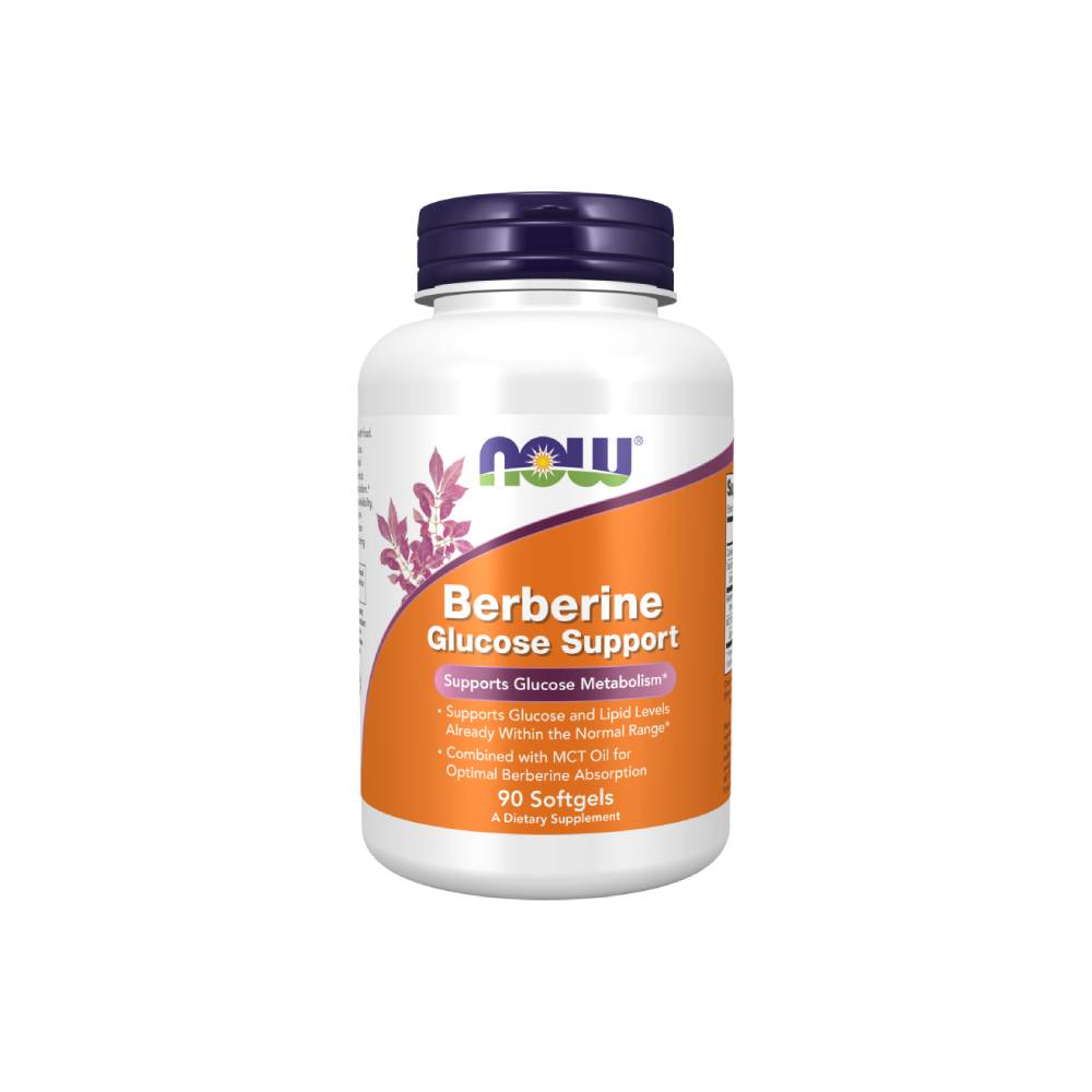 NOW Berberine Glucose Support Softgels X90