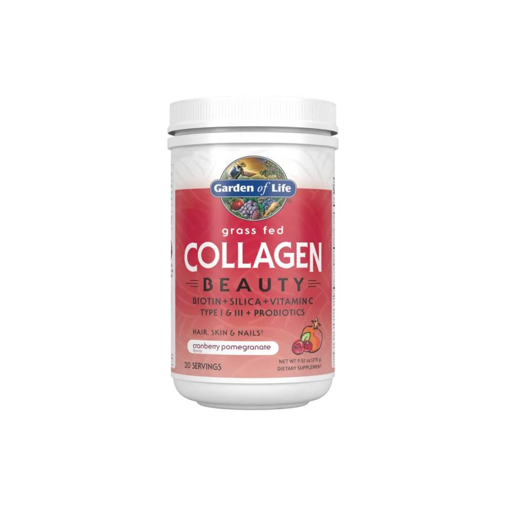 Garden of Life Grass Fed Collagen Beauty Cranberry Pomegranate Powder 270g