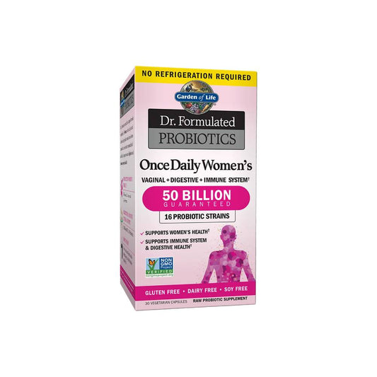 Garden of Life Dr. Formulated Probiotics Once Daily Women's Shelf-Stable Capsules x30