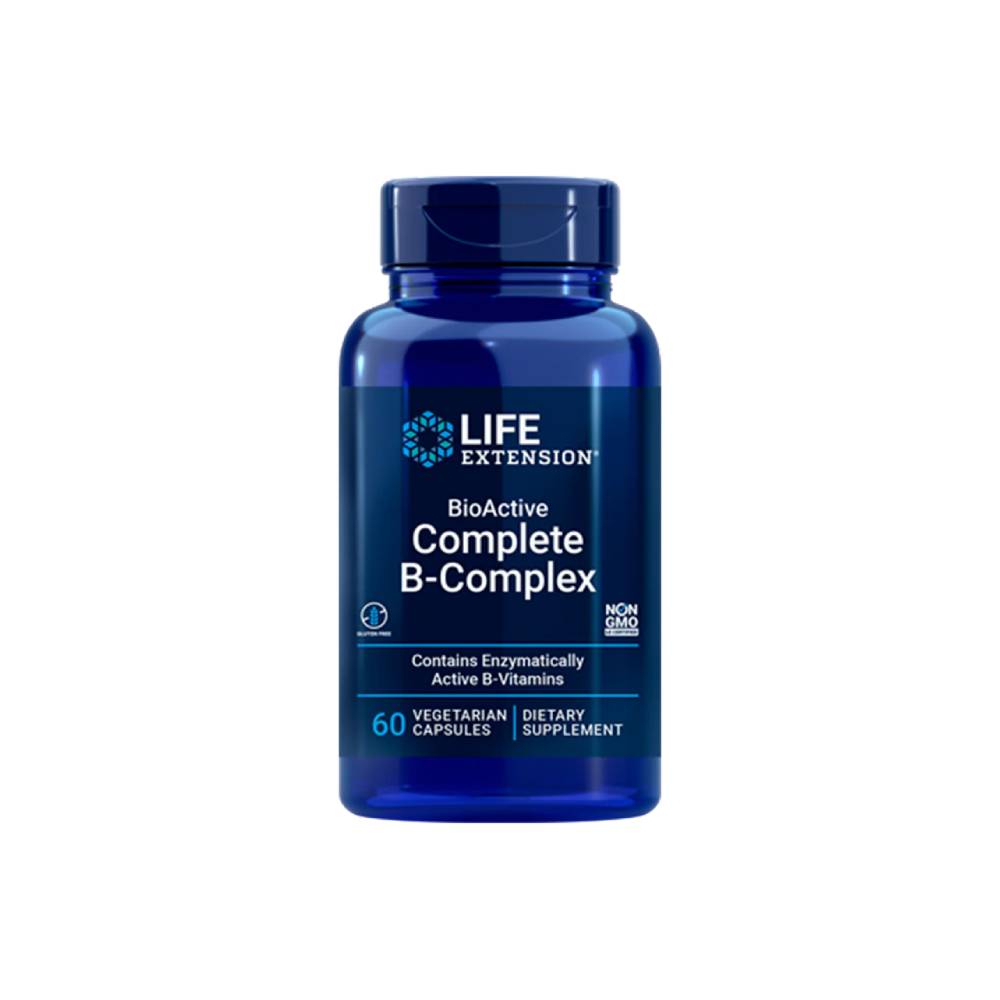 Life Extension BioActive Complete B-Complex Capsules x60