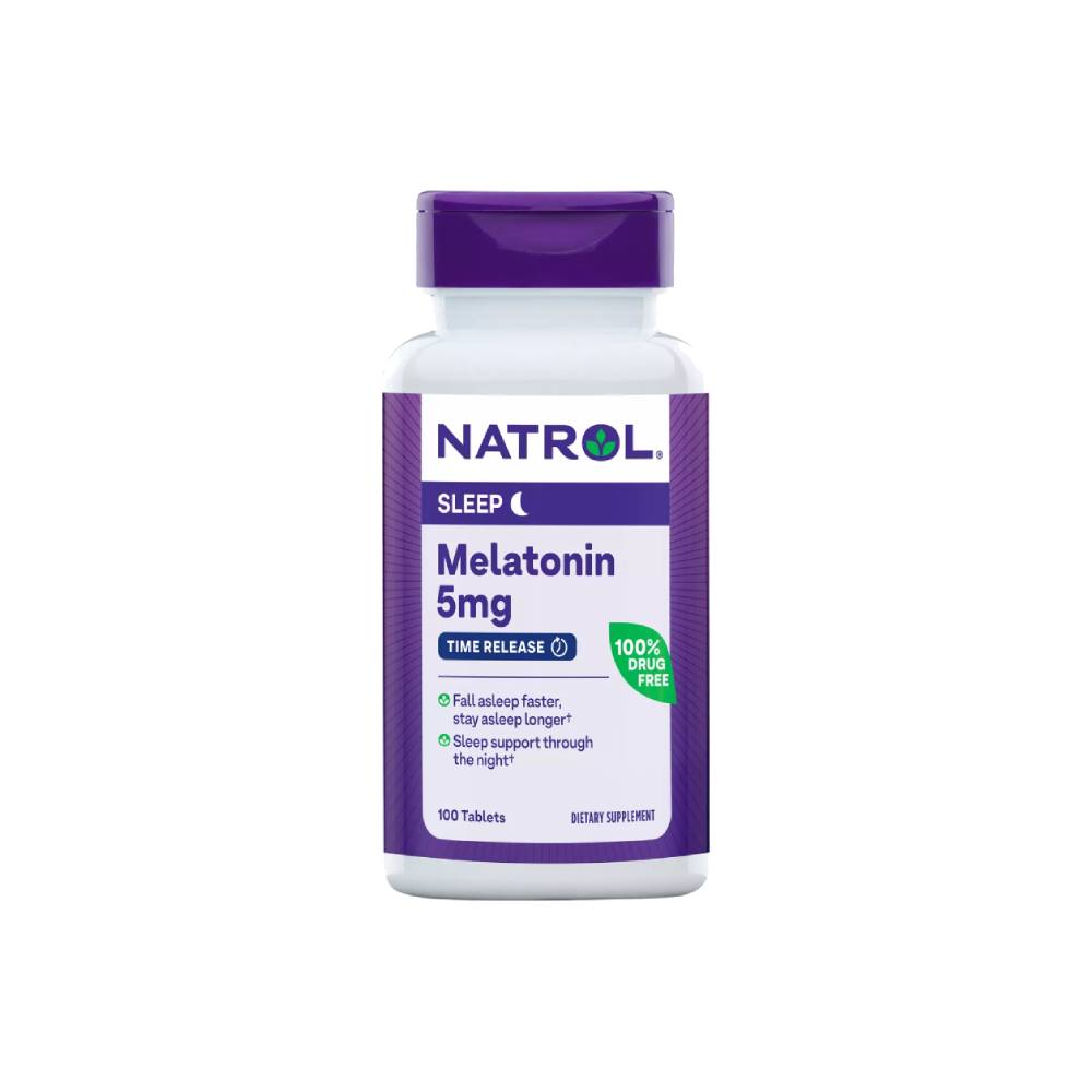 Natrol Melatonin 5mg Sleep Support Supplement Tablets x100