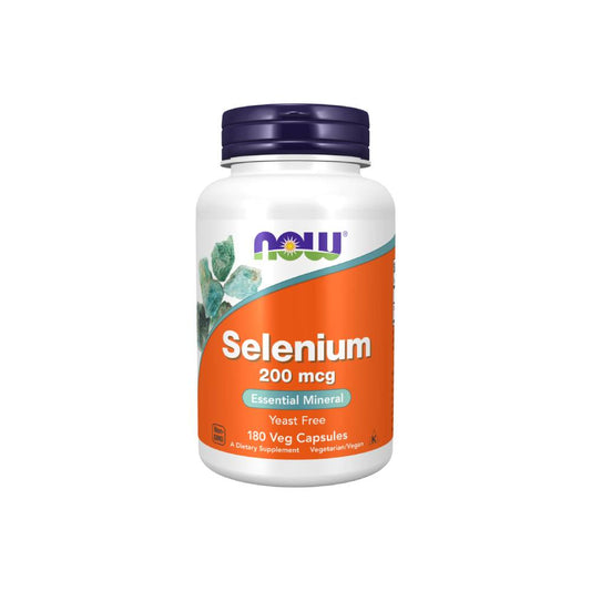 NOW Selenium 200 mcg Veg Capsules x180