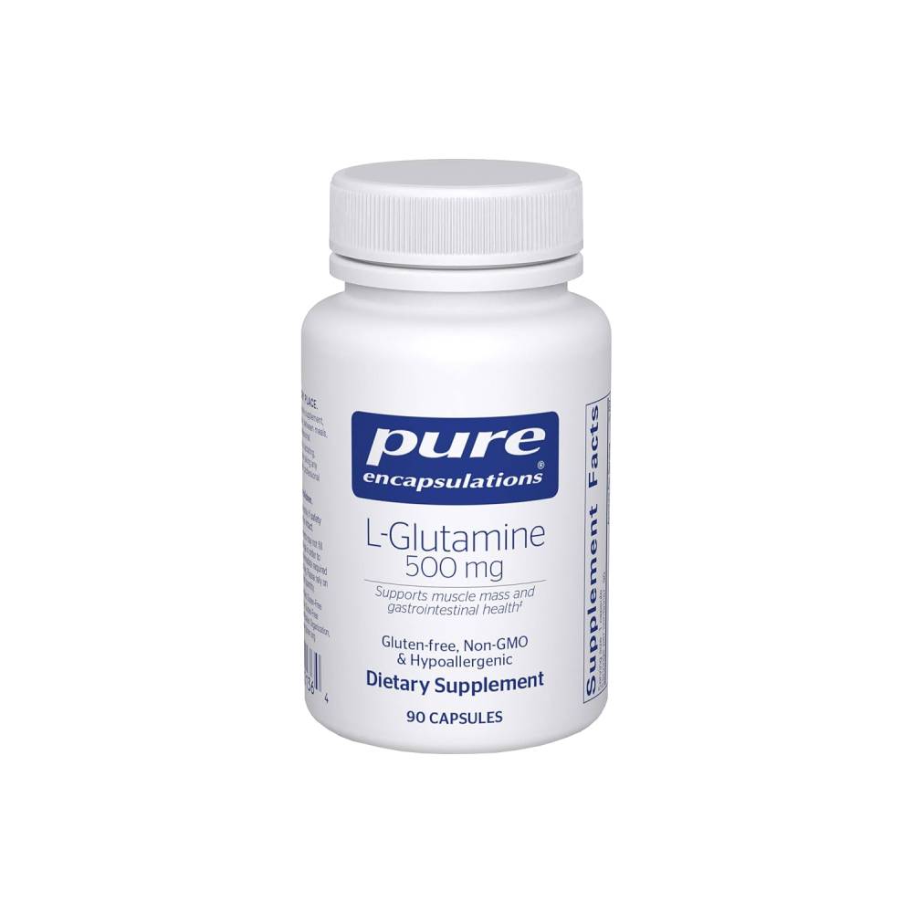 Pure Encapsulations L-Glutamine 500mg Capsules x90