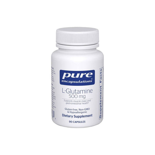 Pure Encapsulations L-Glutamine 500mg Capsules x90