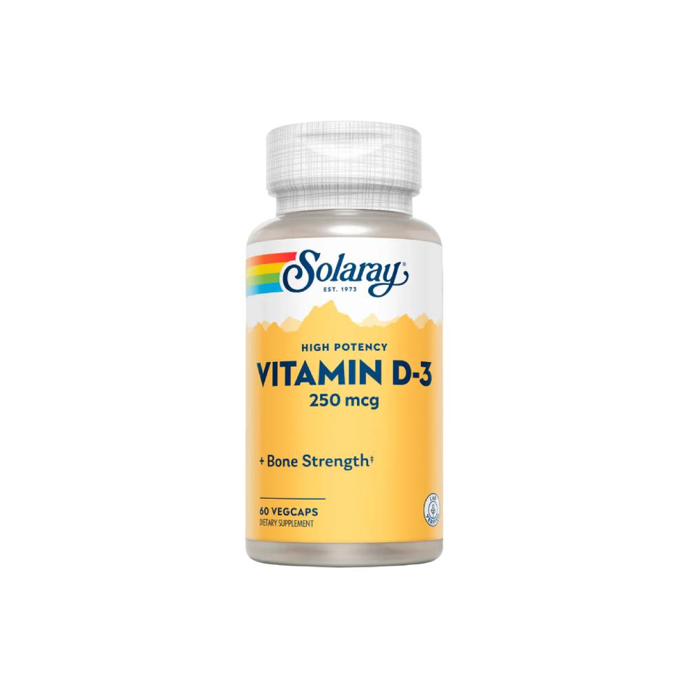 Solary Super Strength Vitamin D-3 250mcg Capsules x60